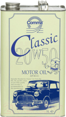 Моторное масло Comma Classic 20W50 / CLA20505L (5л)