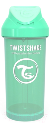 Поильник Twistshake Straw Cup с трубочкой 78590 (360мл, зеленый)