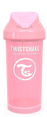 Поильник Twistshake Straw Cup с трубочкой 78588 (360мл, розовый)