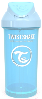 

Поильник Twistshake, Синий, Straw Cup с трубочкой 78589