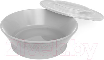 Тарелка для кормления Twistshake Bowl / 78154 (серый)