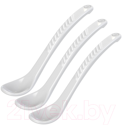 Набор столовых приборов для кормления Twistshake Feeding Spoon / 78184 (3шт, серый)