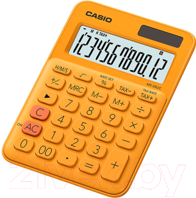 Калькулятор Casio MS-20UC-RG-S-ES (оранжевый)