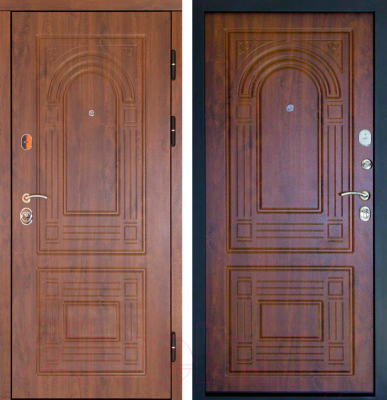 Входная дверь Дверной Континент Флоренция золотой дуб (86x205, правая)