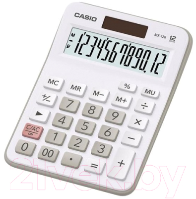 Калькулятор Casio MX-12B-W-EC (белый)