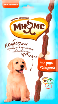Лакомство для собак Мнямс Мягкие колбаски / 700163