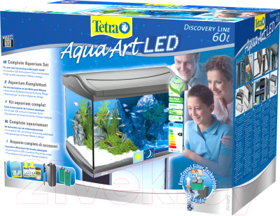 Аквариум Tetra AquaArt LED / 707881/239937 (антрацит)