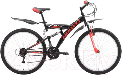 Велосипед Bravo Rock 26 2018 (18, черный/красный/белый)