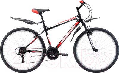 Велосипед Challenger Agent 26 2018 (18, черный/красный/белый)