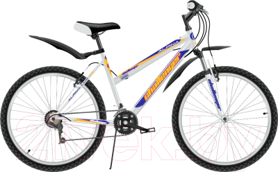 Велосипед Challenger Alpina Lux 26 2017 (16, белый/синий)