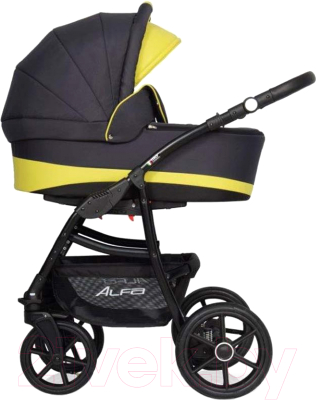 Детская универсальная коляска Riko Alfa Ecco 3 в 1 (10/желтый)