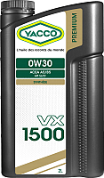 Моторное масло Yacco VX 1500 0W30 (2л) - 