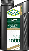 Моторное масло Yacco VX 1000 LL 5W40 (1л) - 