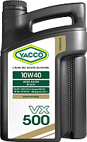 Моторное масло Yacco VX 500 10W40 (4л) - 