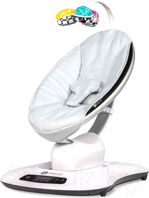 Детский шезлонг 4Moms MamaRoo Классик (серый)