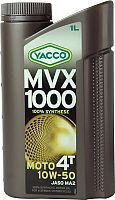 Моторное масло Yacco MVX 1000 4T 10W50 (1л) - 