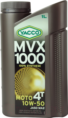 Моторное масло Yacco MVX 1000 4T 10W50 (1л)