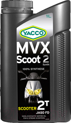 Моторное масло Yacco MVX Scoot 2 Synth (1л)