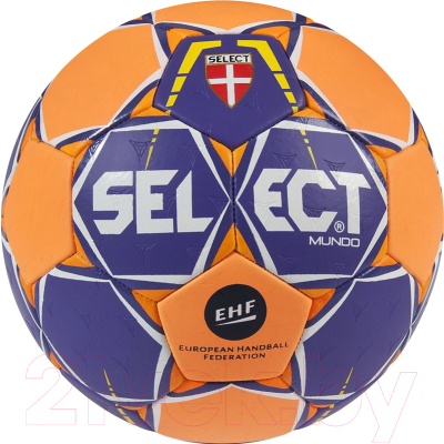 Гандбольный мяч Select Mundo 846211-996 (размер 1, оранжевый/фиолетовый)