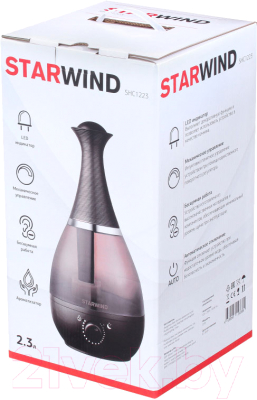 Ультразвуковой увлажнитель воздуха StarWind SHC1223 (темный/коричневый)