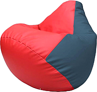 Бескаркасное кресло Flagman Груша Макси Г2.3-0915 (красный/синий) - 