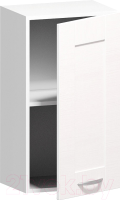 Шкаф навесной для кухни Заречье Румба РБ20 (белый/фасад Weave)