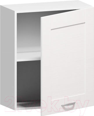 Шкаф навесной для кухни Заречье Румба РБ21 (белый/фасад Weave)