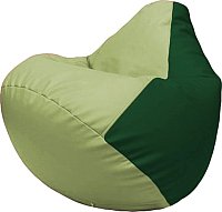 Бескаркасное кресло Flagman Груша Макси Г2.3-0401 (оливковый/зелёный) - 