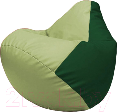 Бескаркасное кресло Flagman Груша Макси Г2.3-0401 (оливковый/зелёный)