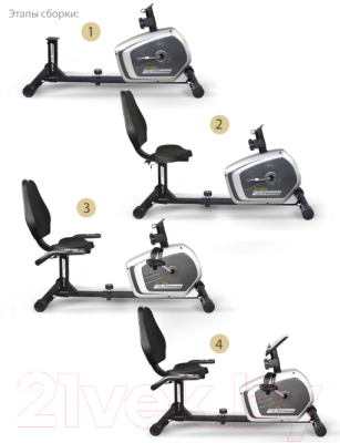 Изображение товара Велотренажер Start Line Fitness Optimal SLF 8310R