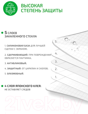Защитное стекло для телефона Volare Rosso Fullscreen Full Glue для Redmi Note 8 (черный)