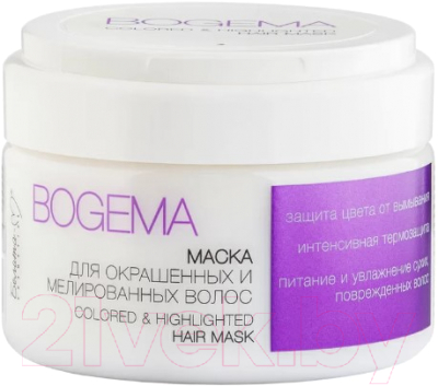 Маска для волос Белита-М Bogema для окрашенных и мелированных волос (250г)