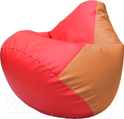 Бескаркасное кресло Flagman Груша Макси Г2.3-0920 (красный/оранжевый)