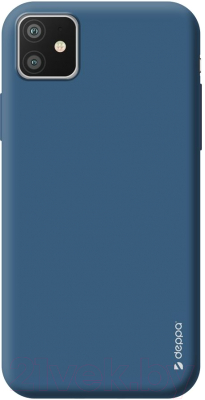 Чехол-накладка Deppa Gel Color Case для iPhone 11 / 87241 (синий)