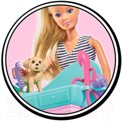 Кукла с аксессуарами Simba Штеффи с двумя собачками / 5733266
