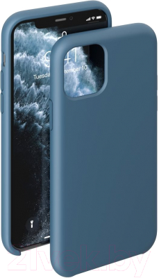 Чехол-накладка Deppa Liquid Silicone Case для iPhone 11 Pro / 87294 (синий)