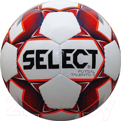 Футбольный мяч Select Futsal Talento 11/ 852616 (размер 3, белый/красный/оранжевый)