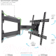 Миниатюра изображения товара Кронштейн для телевизора ARM Media Cobra-60 (черный)