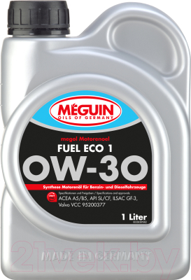 Моторное масло Meguin Megol Fuel Eco 1 0W30 / 33038 (1л)