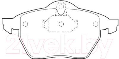 

Тормозные колодки Valeo, 301454