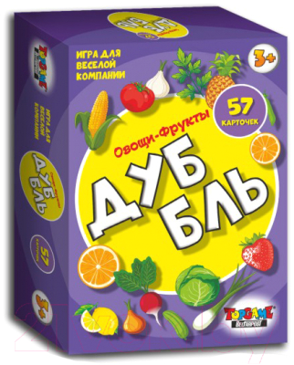 

Настольная игра Topgame, ДуББль. Овощи-фрукты / 01518