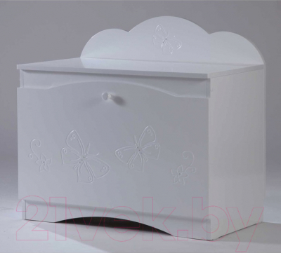 Ящик для хранения Лель Baby Sleep. Бабочки БИ 117 (белый, Д 050)