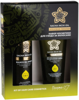 Набор косметики для волос Белита-М Sacha Inchi Oil ореховая терапия шампунь 400г+кондиционер 200г - 