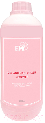 Жидкость для снятия гель-лака E.Mi Gel and Nail Polish Remover