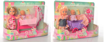Кукла с аксессуарами Qunxing Toys Подружка с малышом / K899-96