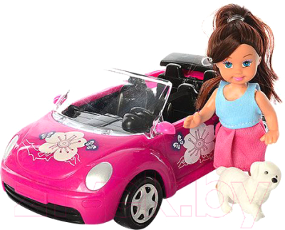 Кукла с аксессуарами Qunxing Toys Подружка с машиной / K899-14