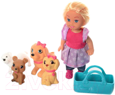 Кукла с аксессуарами Qunxing Toys Подружка с питомцами / K899-32