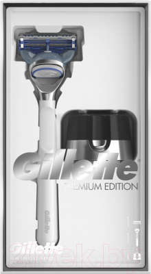 Бритвенный станок Gillette Станок Skinguard Sensitive+1кассета+магнитная подставка