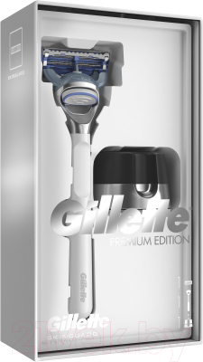Бритвенный станок Gillette Станок Skinguard Sensitive+1кассета+магнитная подставка