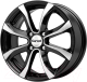 Миниатюра изображения товара Литой диск Carwel Омикрон 15x6" 4x100мм DIA 54.1мм ET 48мм Алмаз черный
